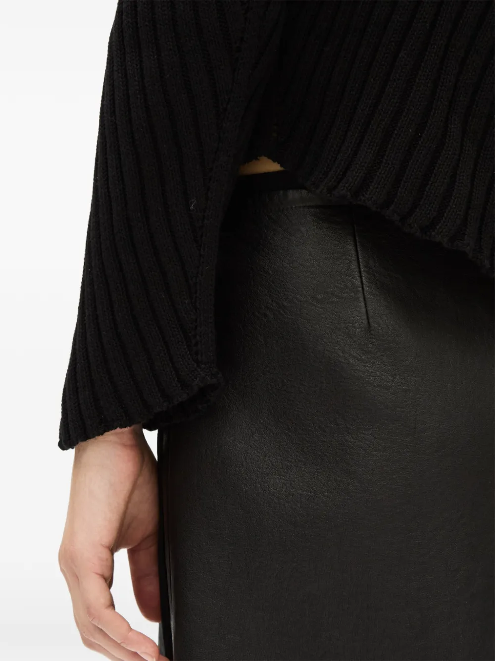 Ann Demeulemeester Trui met uitgesneden details Zwart