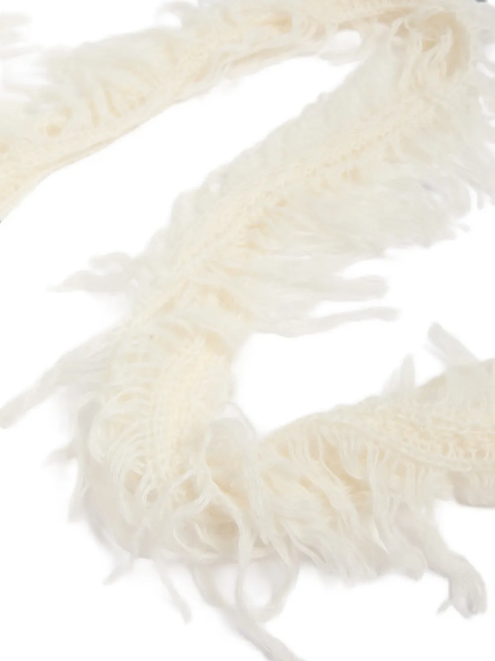 Ann Demeulemeester Gebreide sjaal Wit