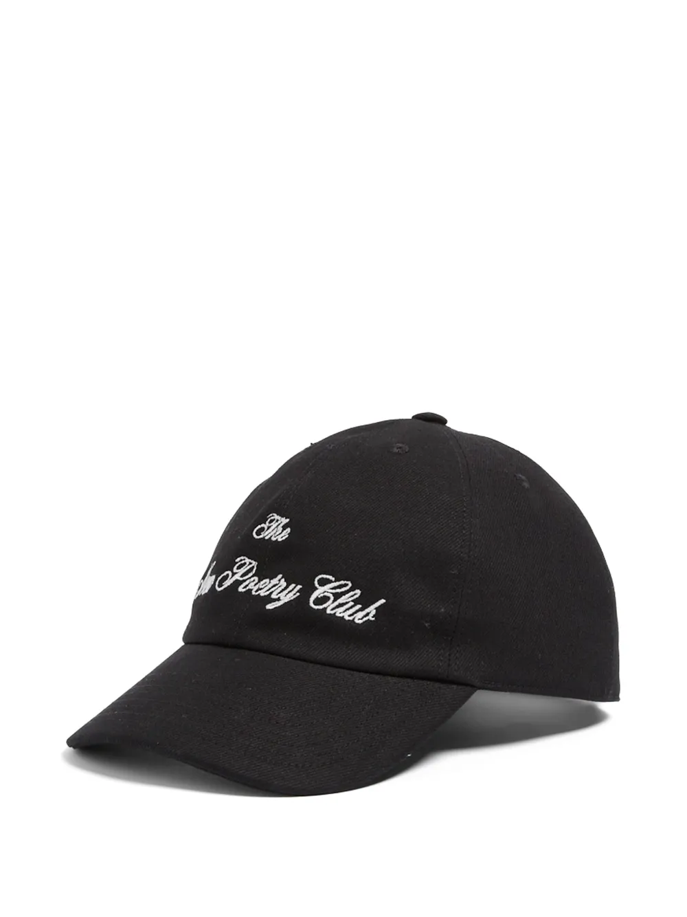 Ann Demeulemeester Embroidered Baseball Cap | Black | FARFETCH