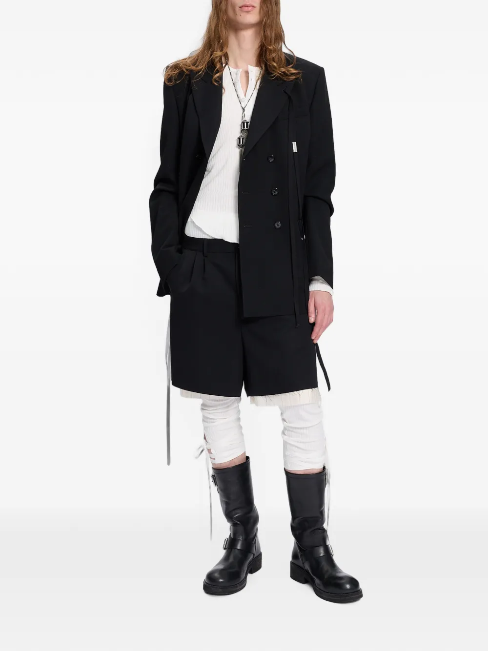 Ann Demeulemeester Pointelle T-shirt Wit