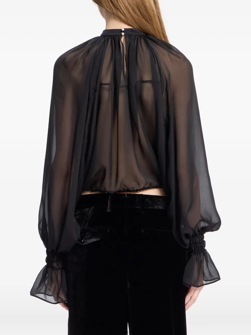 Ann Demeulemeester Celin ballonblouse Zwart