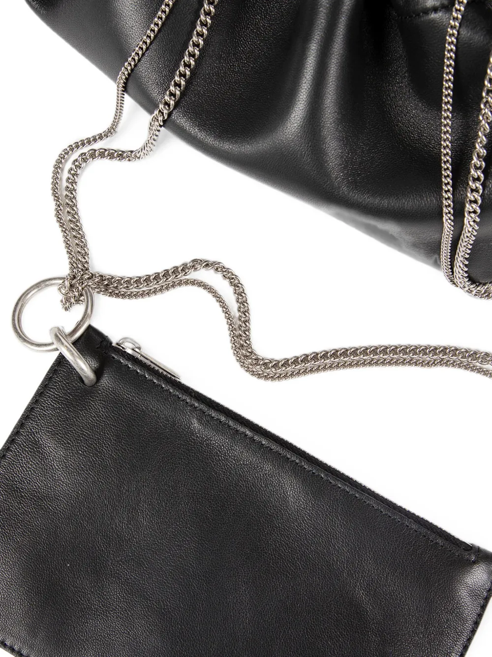 Ann Demeulemeester Edina east-west schoudertas Zwart