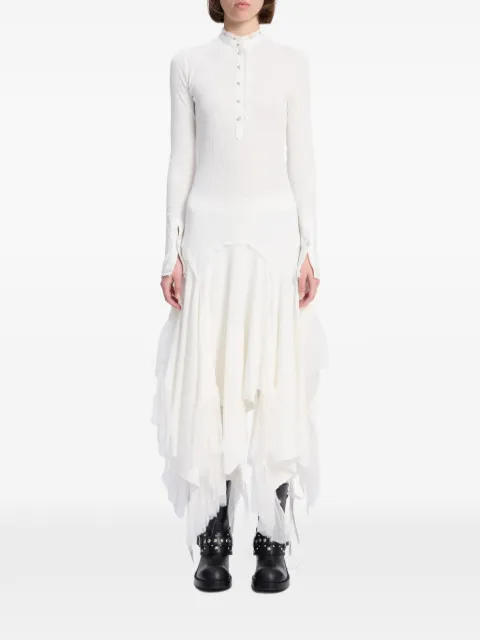 Ann Demeulemeester Tessie Serafino ruffled asymmetric dress