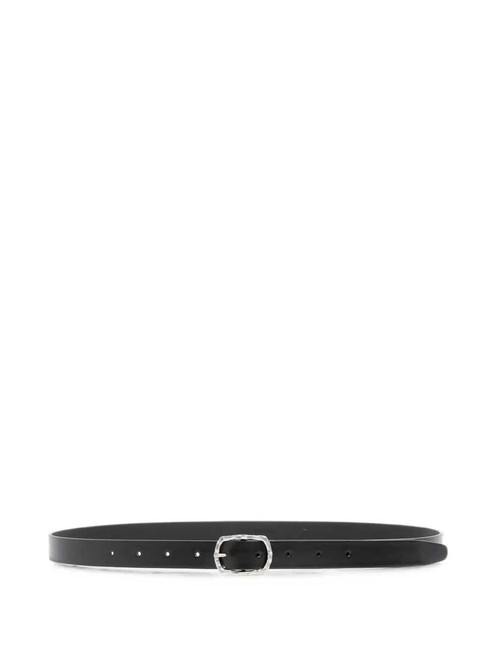 Ann Demeulemeester Cintura in pelle con fibbia - Nero