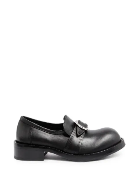 Ann Demeulemeester mocassins en cuir à boucles
