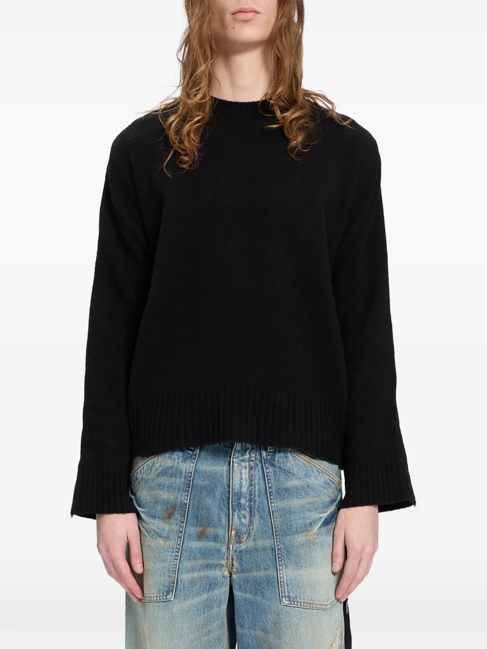 Ann Demeulemeester crew-neck sweater