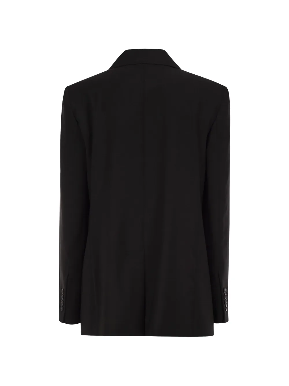 Max Mara Blazer met enkele rij knopen Zwart
