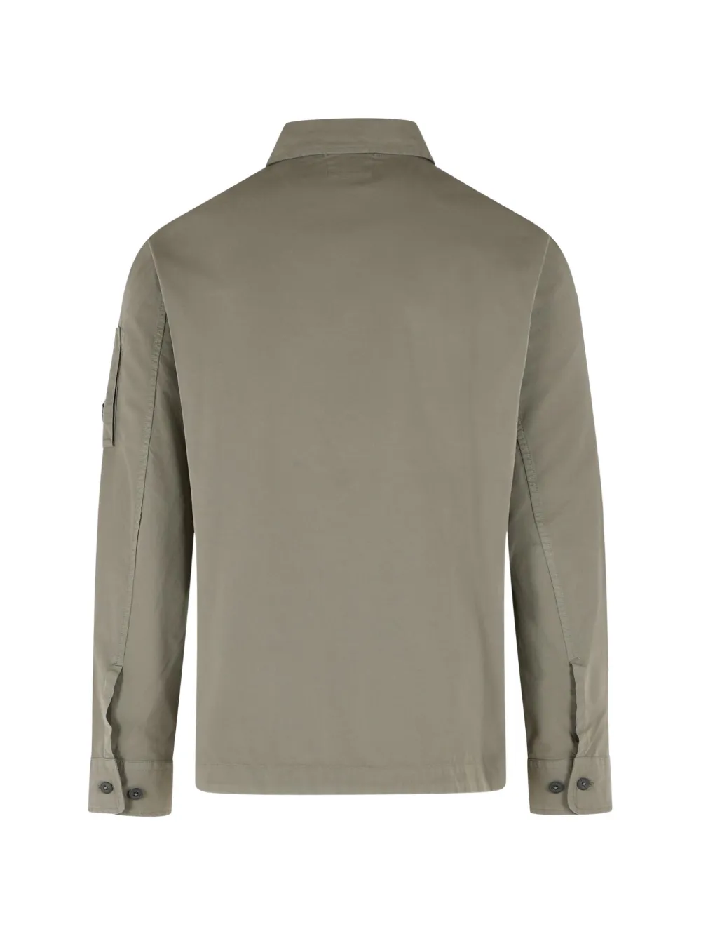 C.P. Company Katoenen sweater met Lens-detail Grijs