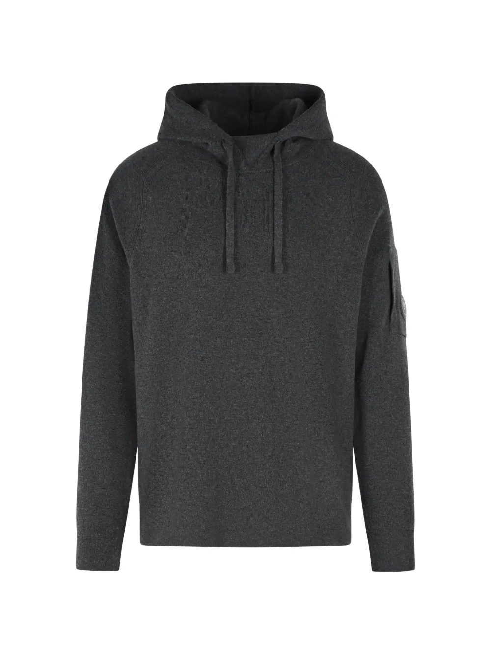 C.P. Company lens-detail drawstring hoodie - Grau