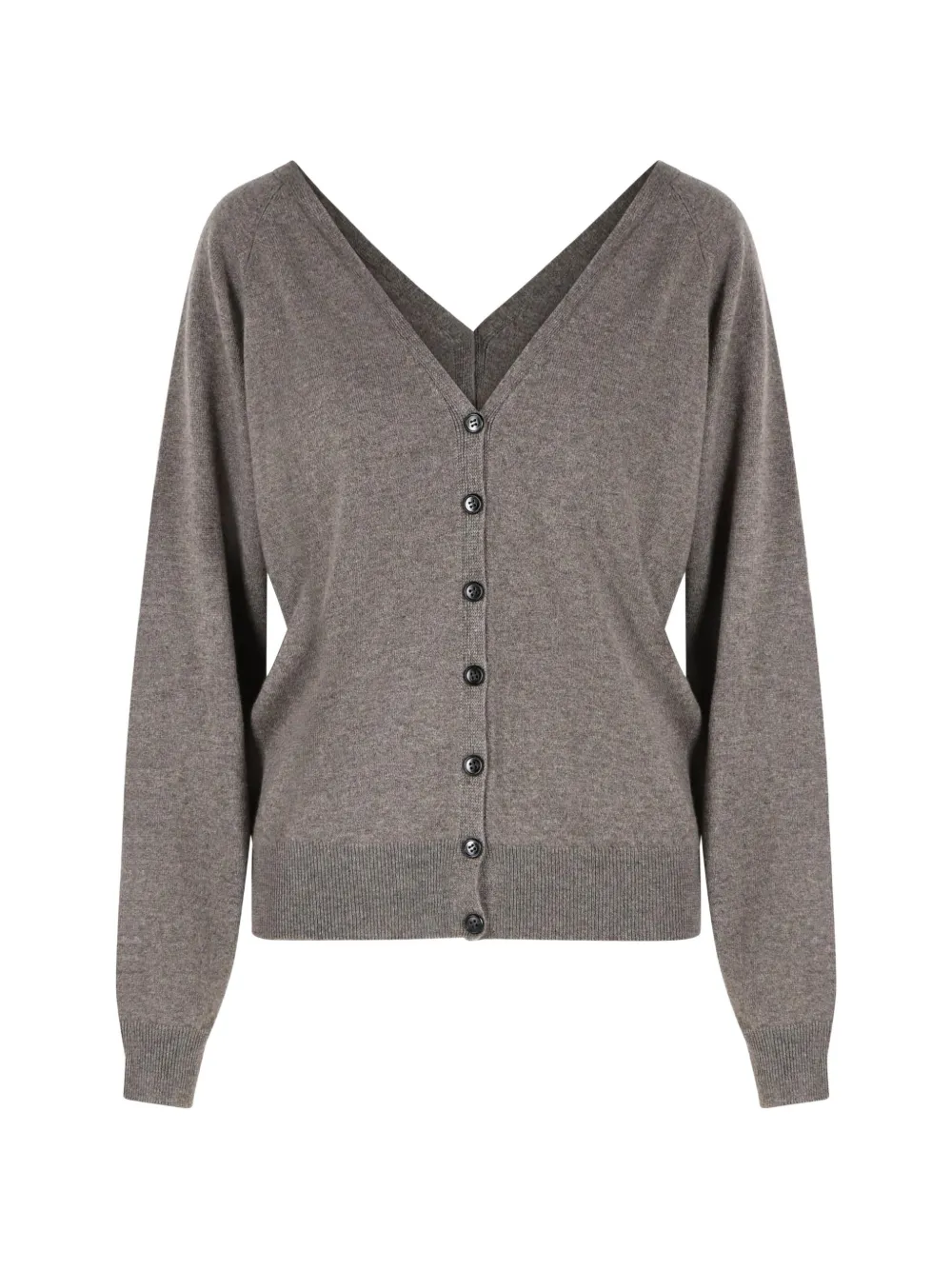 Lisa Yang V-neck cashmere cardigan - Marrone