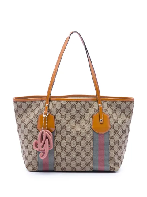 Gucci Pre-Owned 2016-2026 GG Canvas Web Jolie tote bag