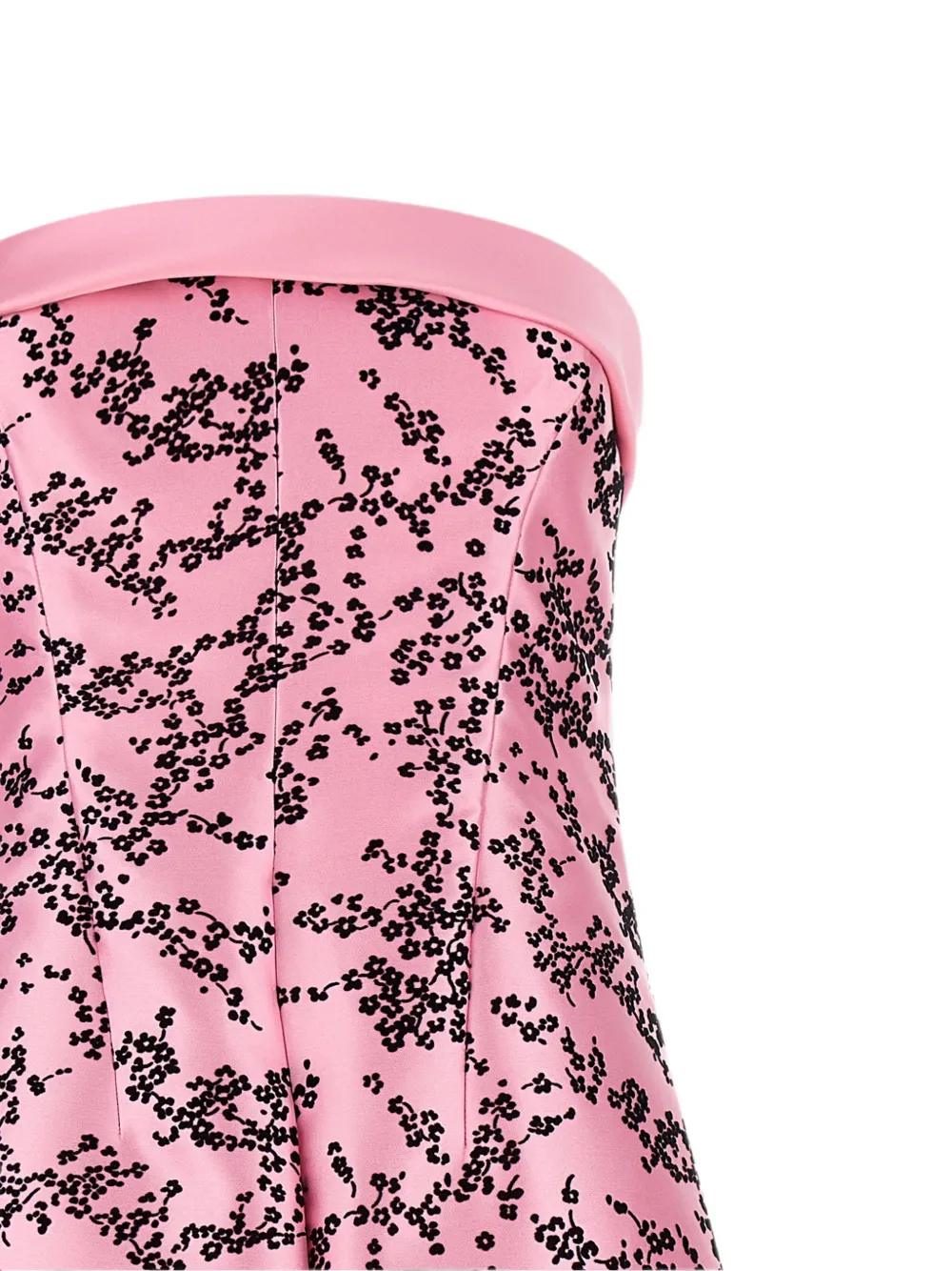 Alberta Ferretti Midi-jurk met bloemenprint Roze
