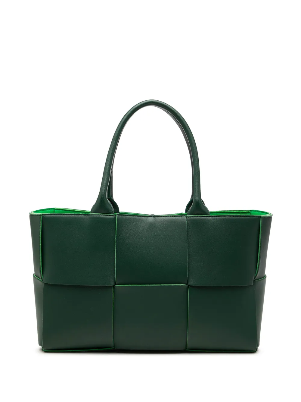 Bottega Veneta Pre-Owned 2021-2026 Small Nappa Maxi Intrecciato Arco tote bag - Verde
