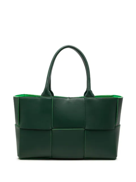 Bottega Veneta Pre-Owned lille Arco tote i maxi intrecciatovævet nappalæder fra 2021-2026