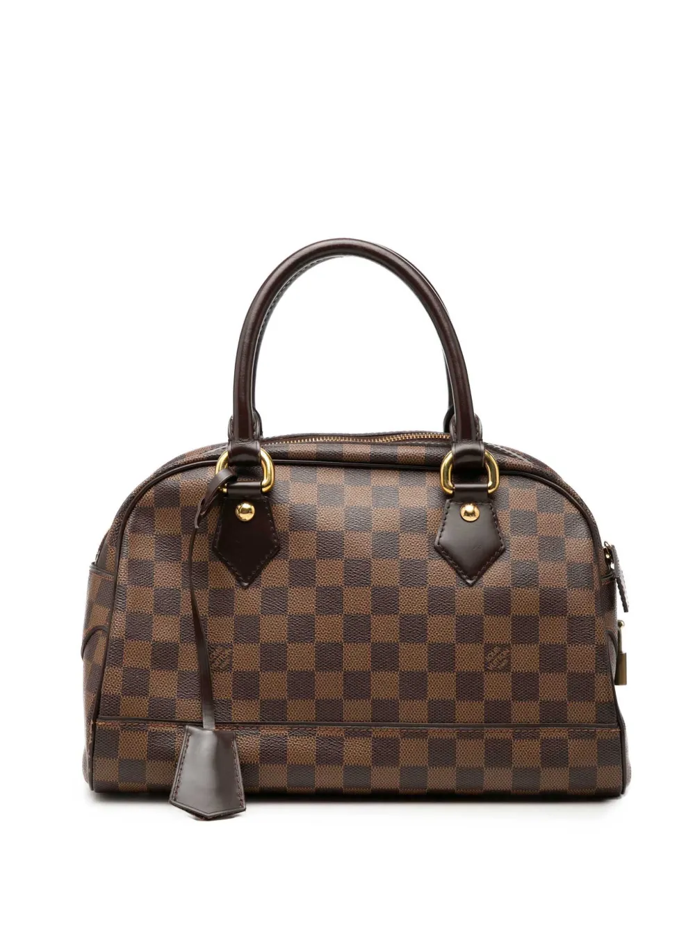 Louis Vuitton Pre-Owned 2010 Damier Ebene Duomo handbag - Braun
