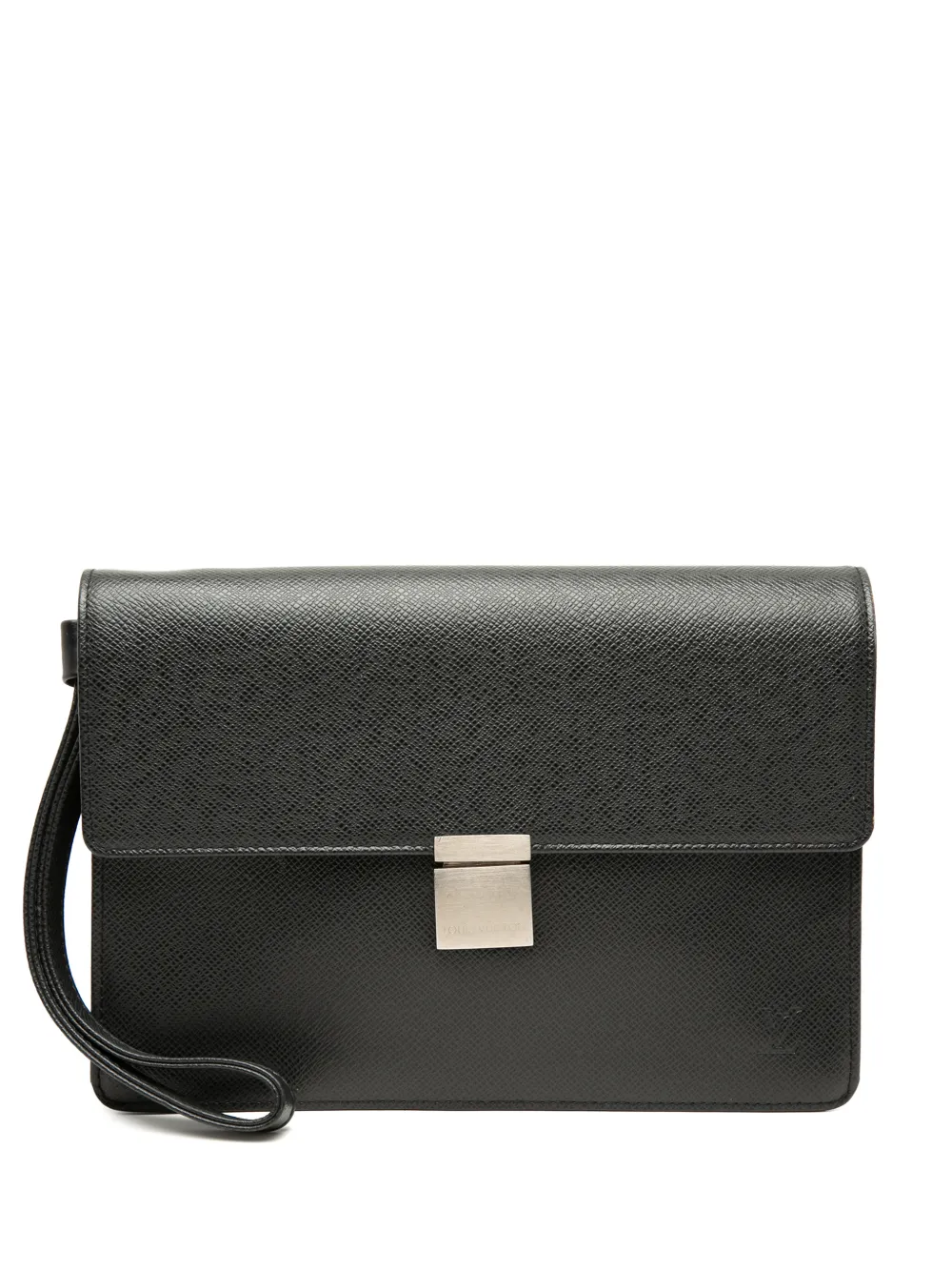 Louis Vuitton Pre-Owned 2007 Taiga Selenga clutch bag - Nero