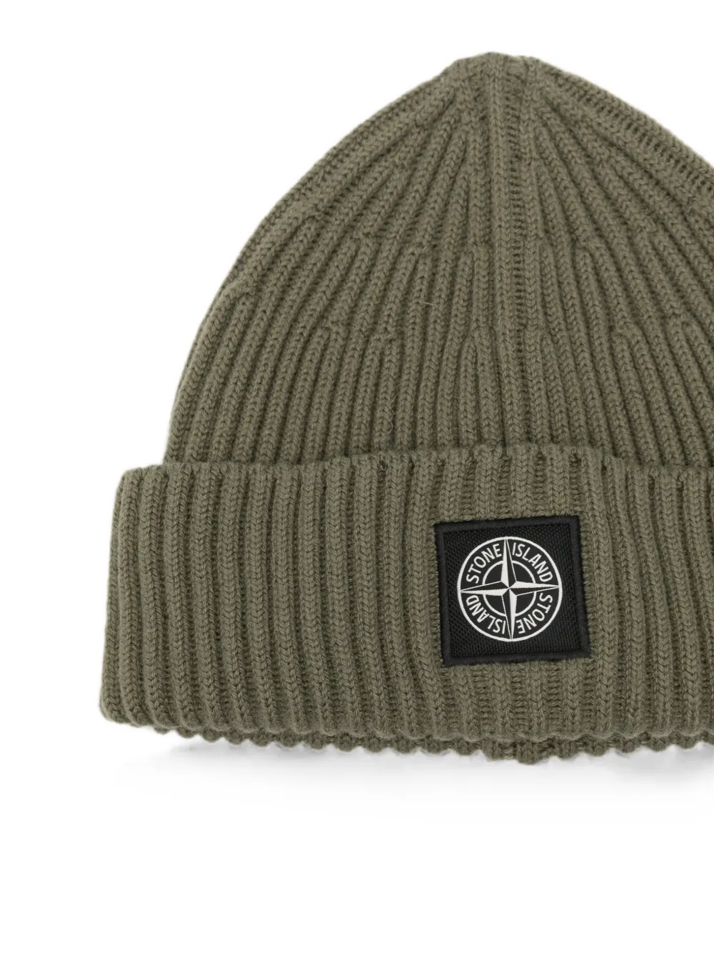 Stone Island Muts met logopatch Groen