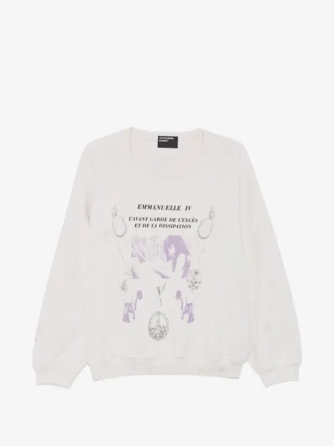 Enfants Riches Déprimés graphic-print distressed cotton sweatshirt