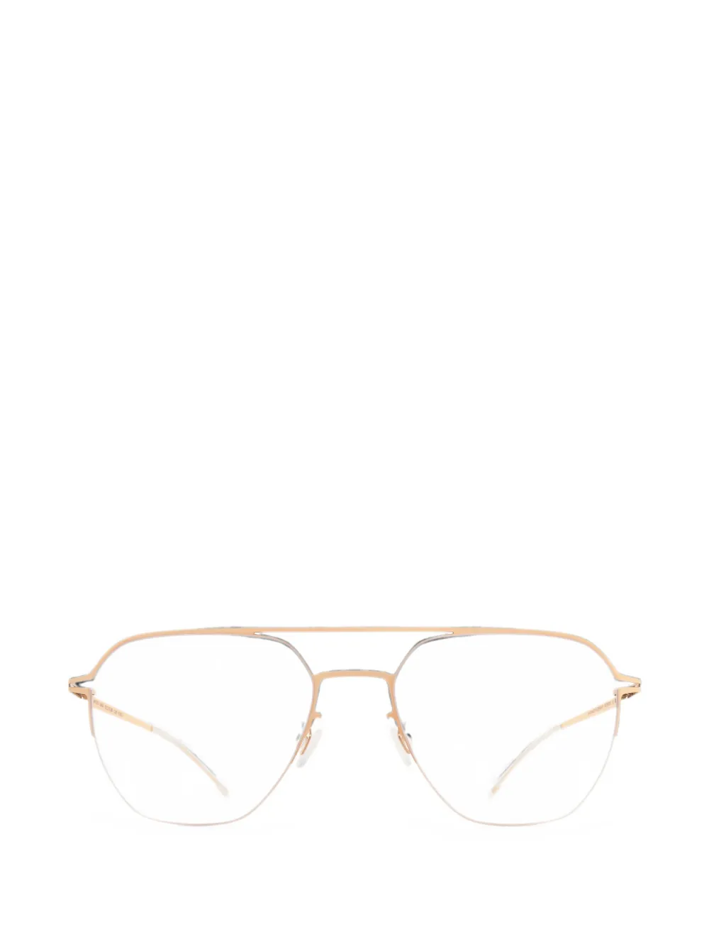 Mykita Imba Pilot-frame Glasses In Gold
