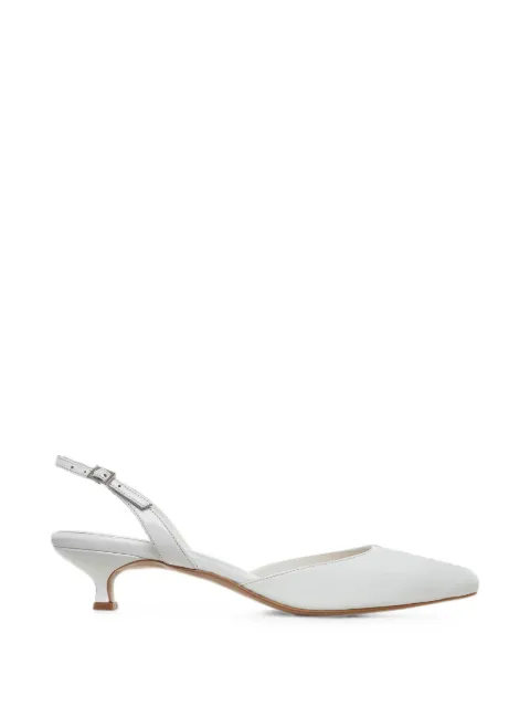 GINISSIMA Alice pointed-toe slingback pumps