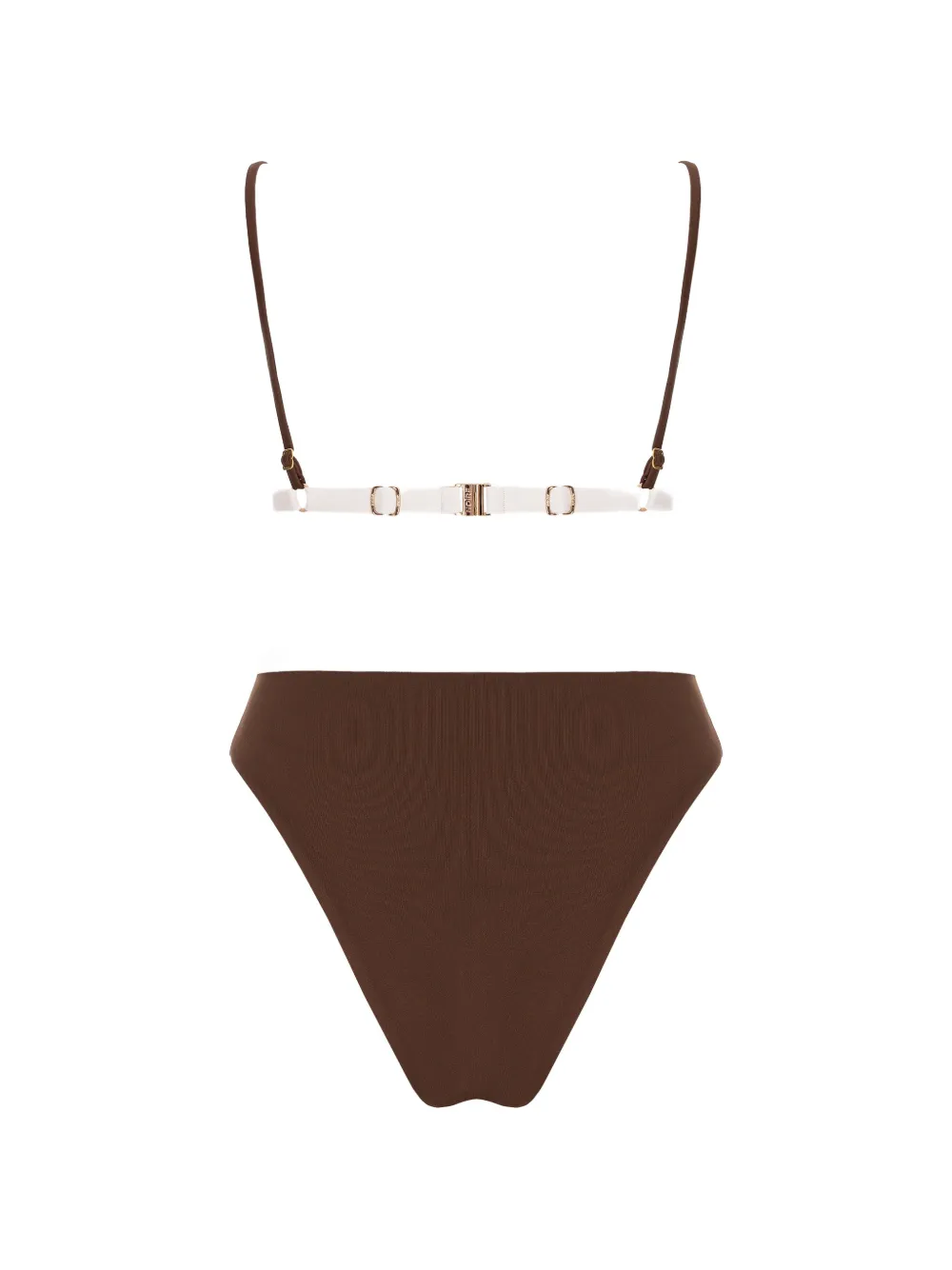Noire Swimwear Nyra Gisele triangel bikini Bruin