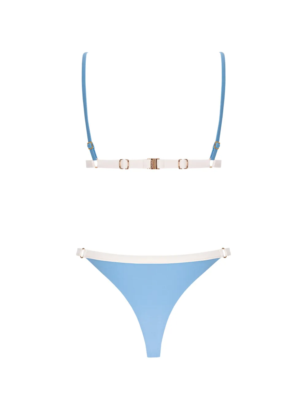 Noire Swimwear Nyra Alice triangel bikini Blauw
