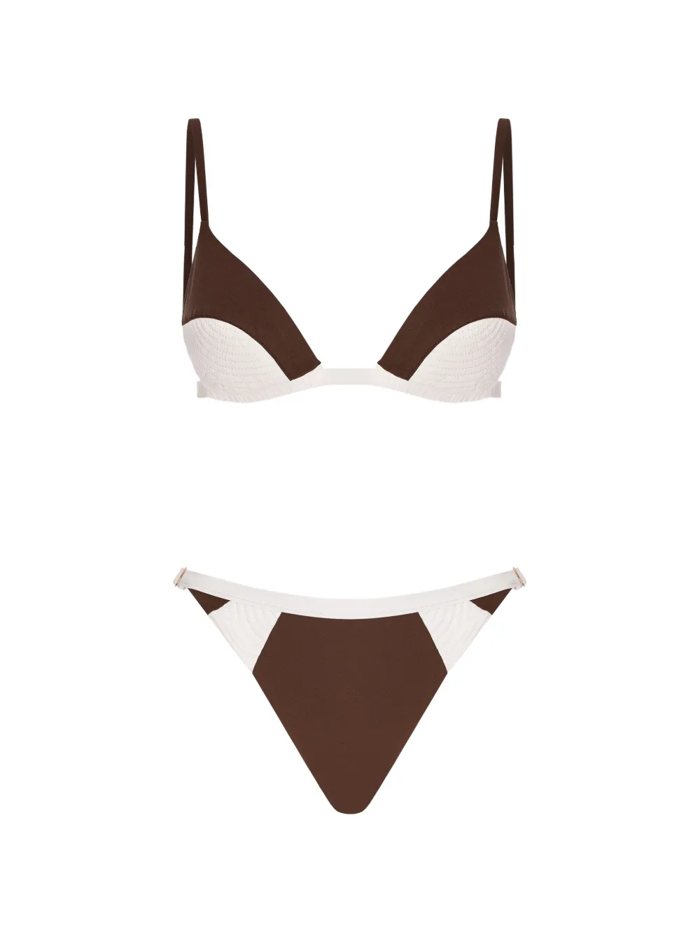 Noire Swimwear Nyra Alice Bikini In Brown