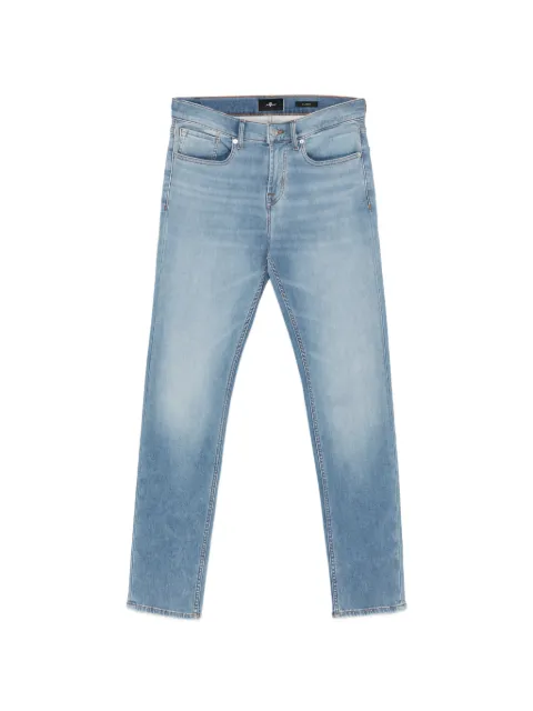 7 For All Mankind belt-loop faded jeans