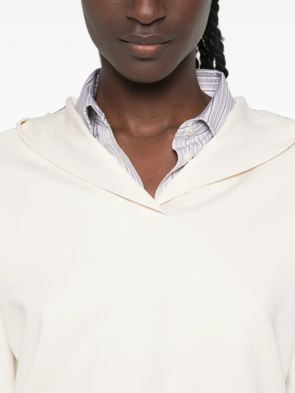 'S Max Mara Hoodie met lange mouwen Beige