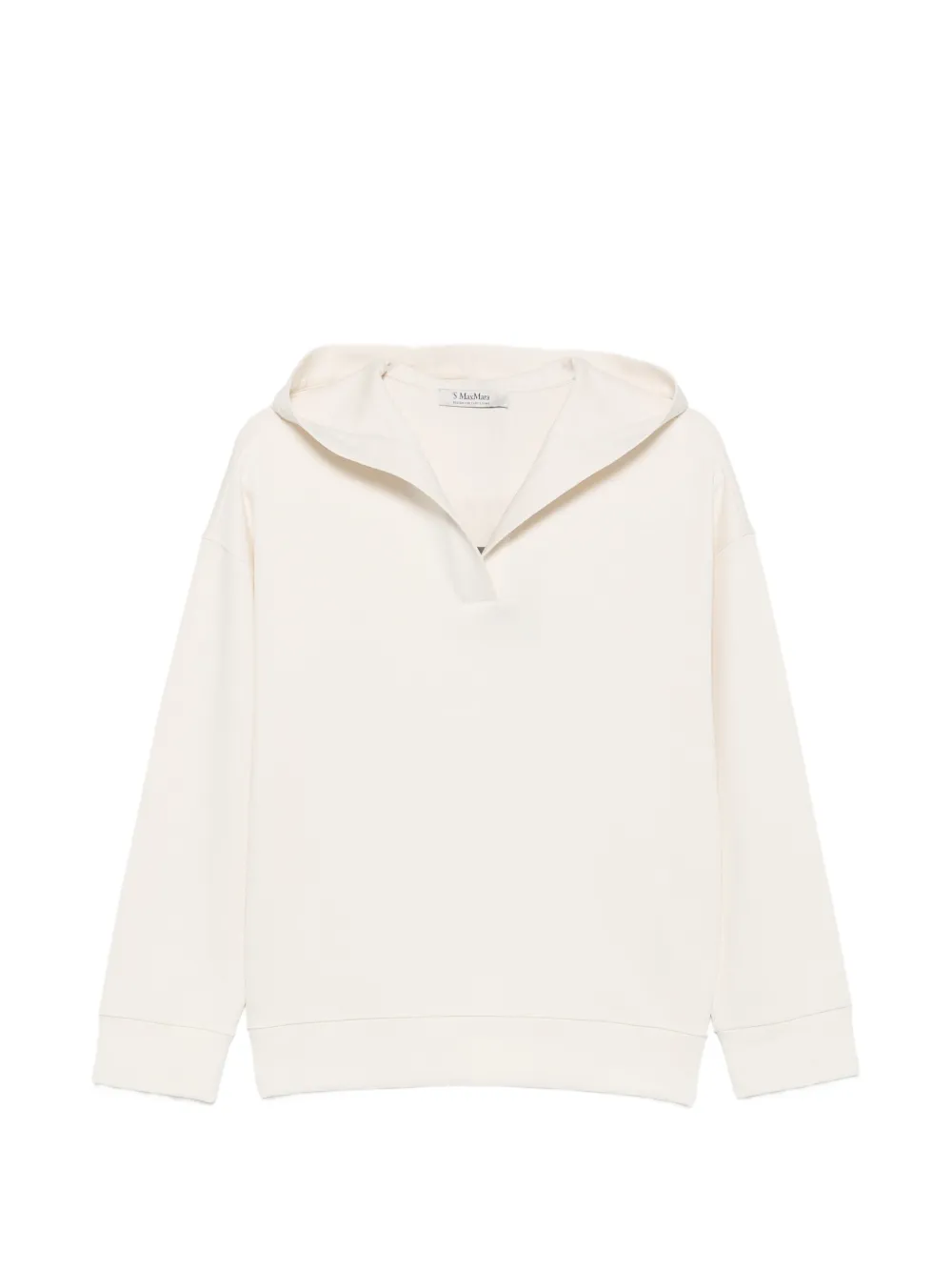 'S Max Mara hooded long-sleeve hoodie - Nude