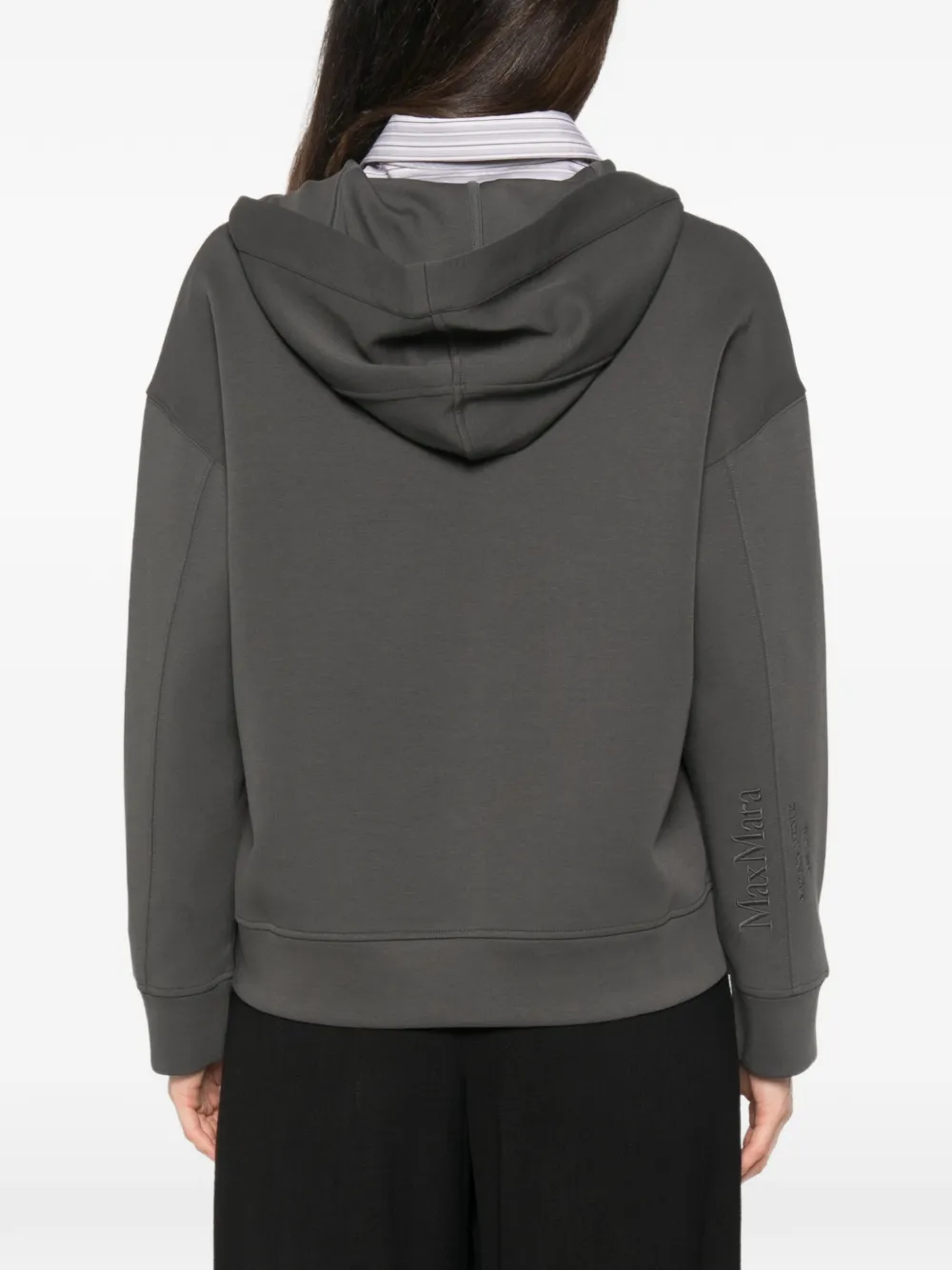 'S Max Mara Smbuona hoodie met lange mouwen Grijs