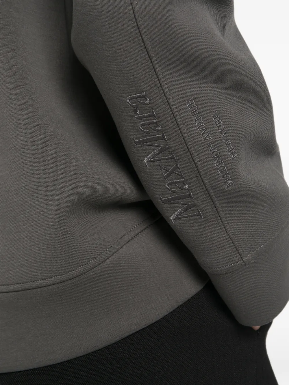 'S Max Mara Smbuona hoodie met lange mouwen Grijs