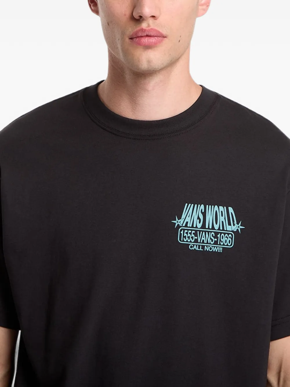 Vans Katoenen T-shirt Zwart