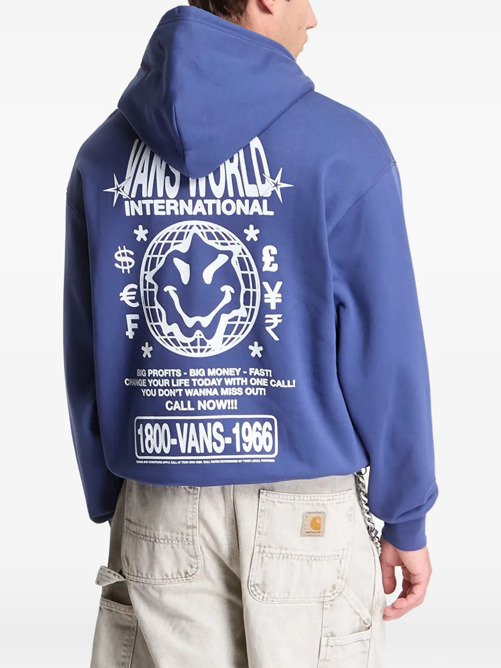 Vans World Intl pullover true navy Blauw