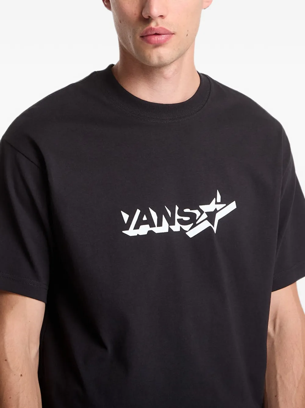 Vans T-shirt met logoprint Zwart