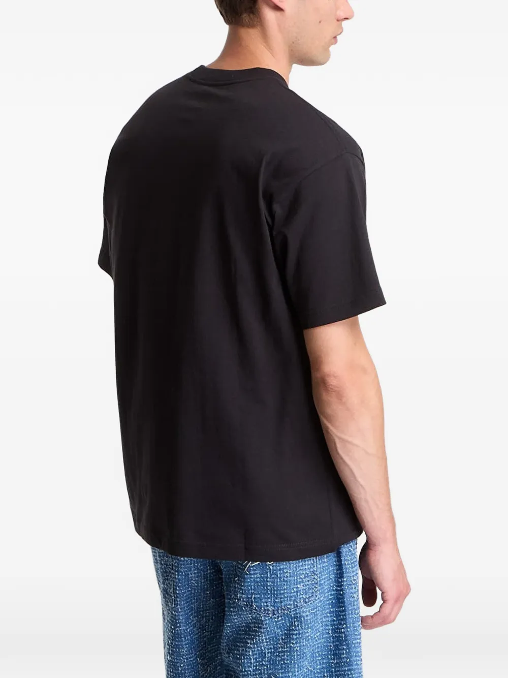Vans T-shirt met logoprint Zwart