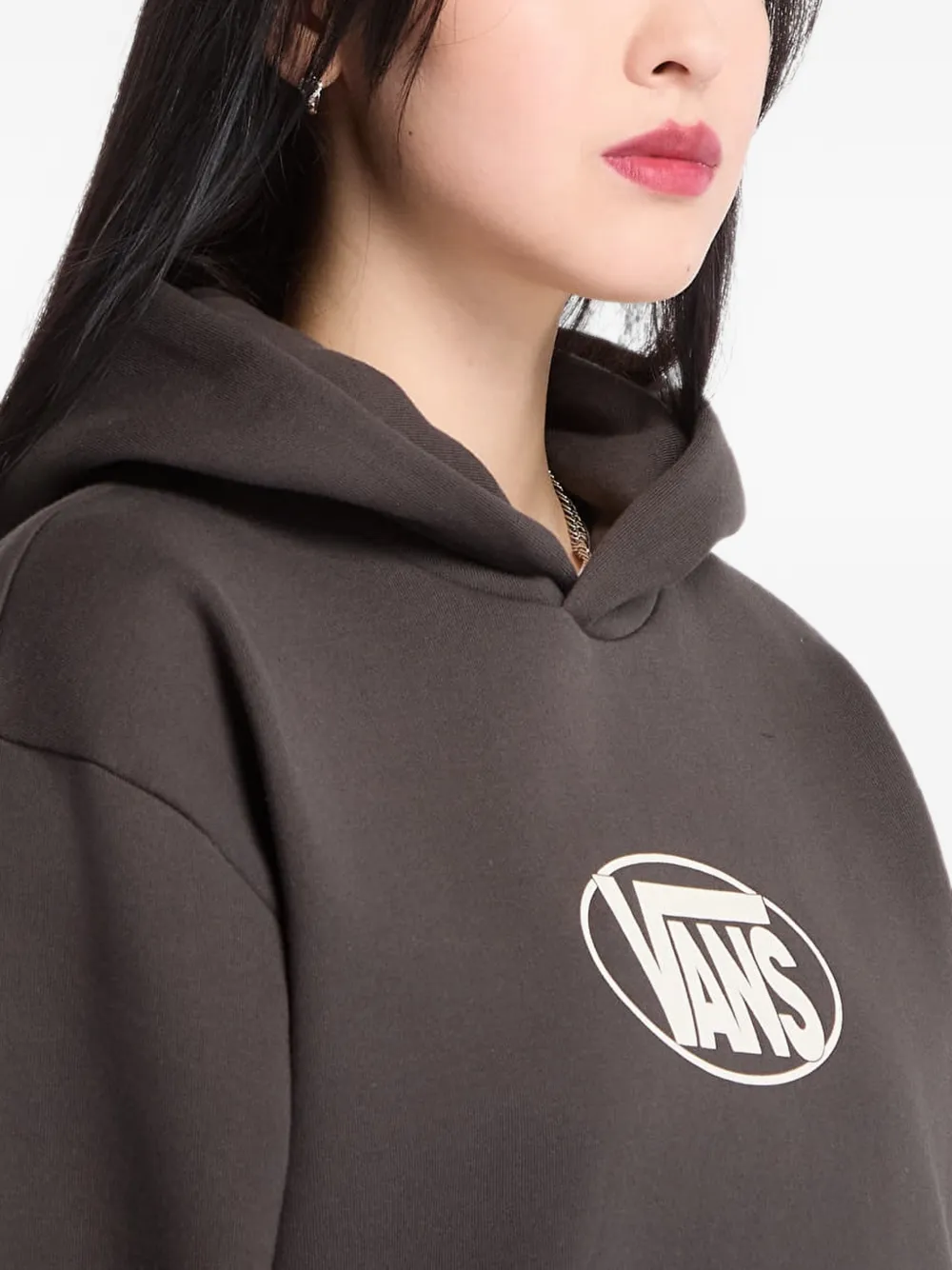 Vans Hoodie met logoprint Zwart