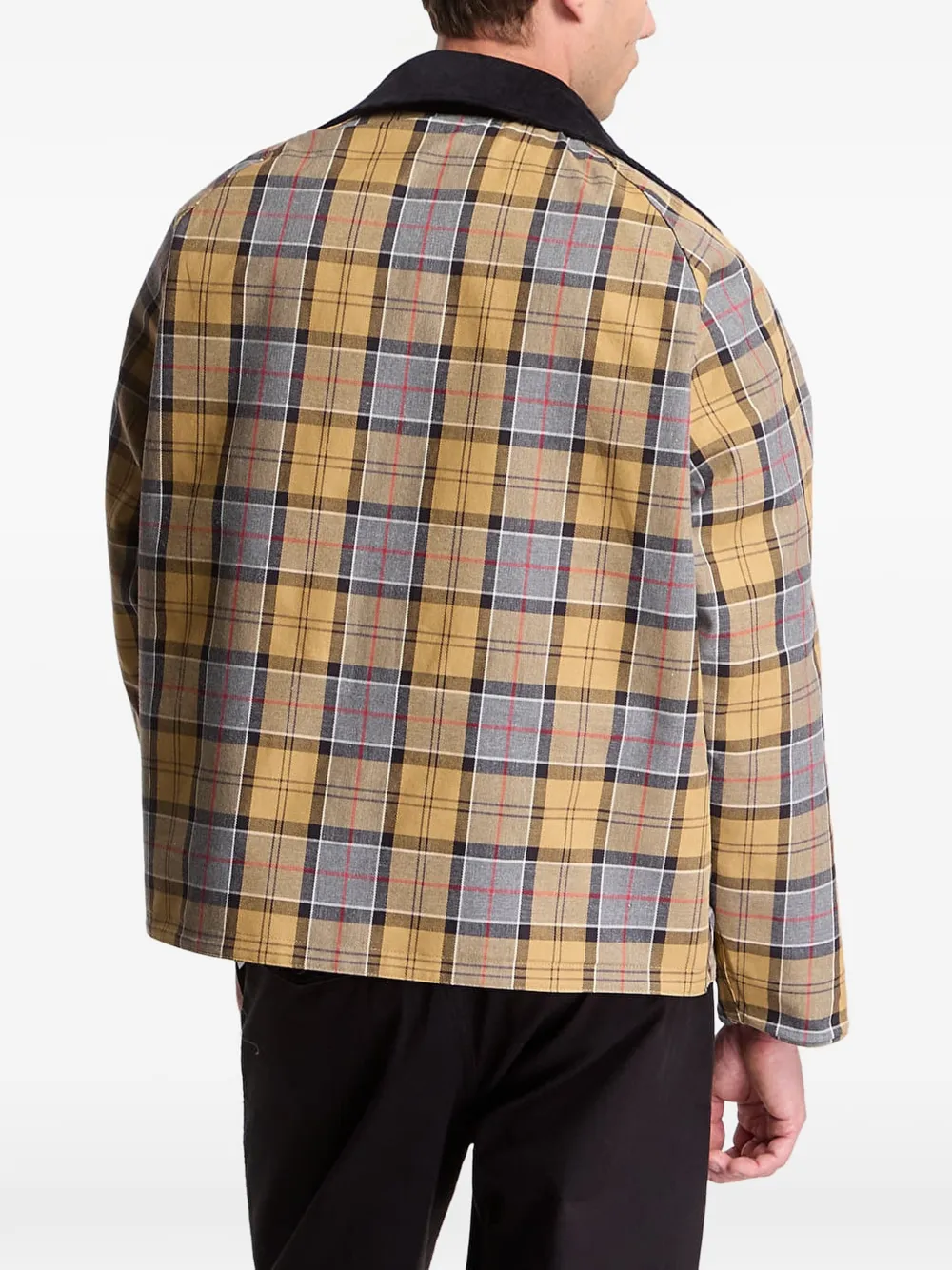 Barbour Omkeerbaar geruit jack Beige