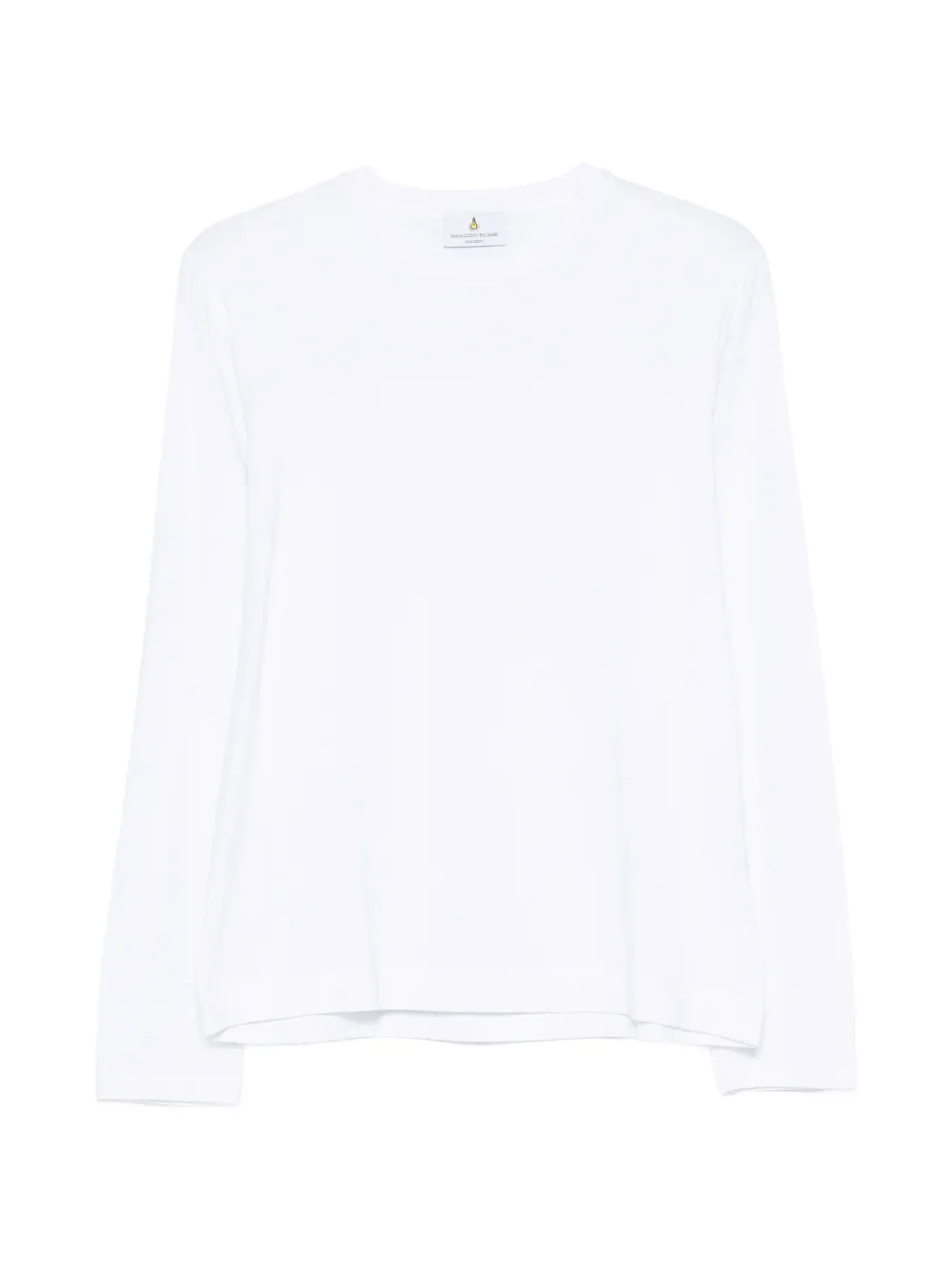 Magazzino Ricambi long-sleeve crew-neck T-shirt - Weiß