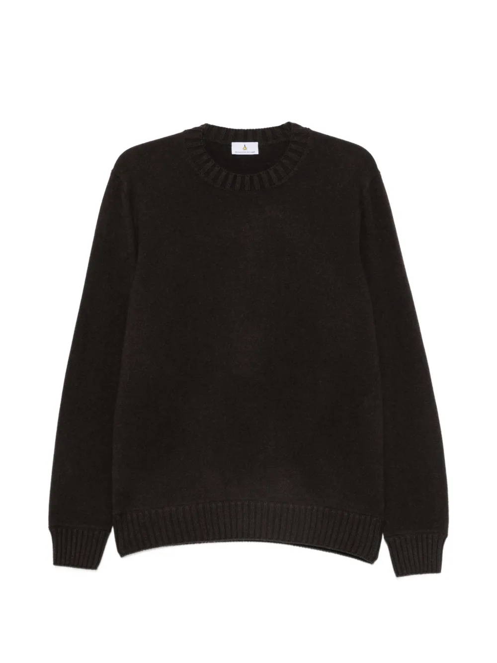 Magazzino Ricambi ribbed-trim sweater - Brown