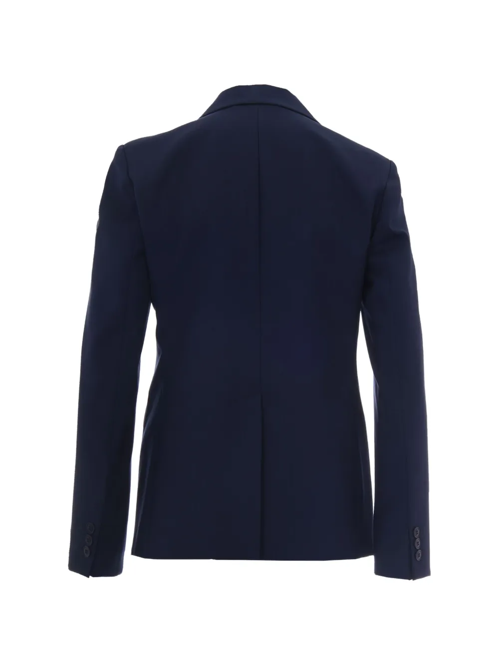 Weekend Max Mara Wollen blazer met enkele rij knopen Blauw