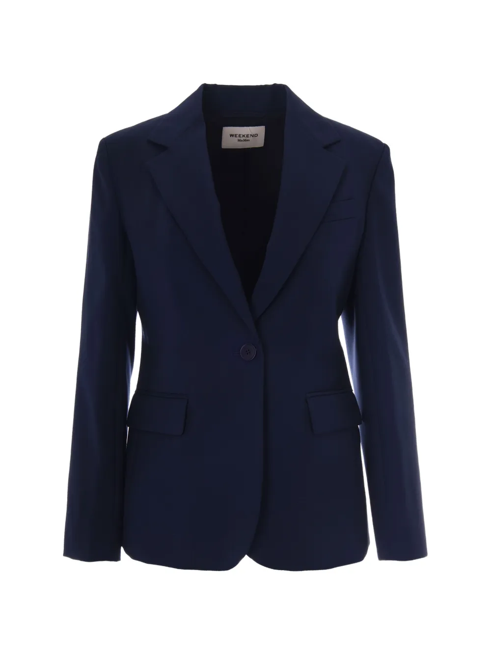 Max Mara single-breasted wool blazer - Blu