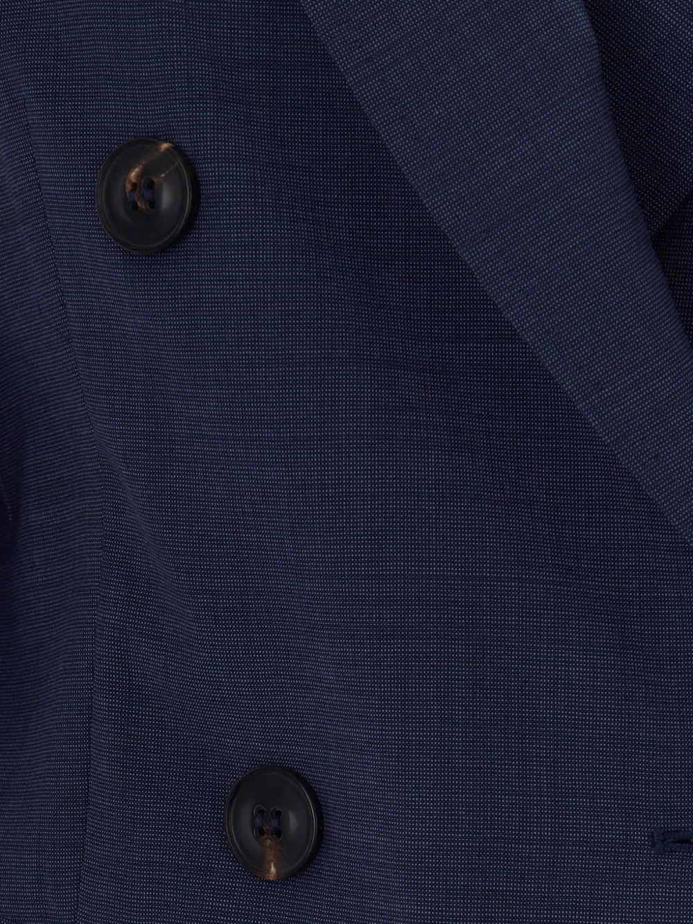 Max Mara Blazer met dubbele rij knopen van scheerwol Blauw