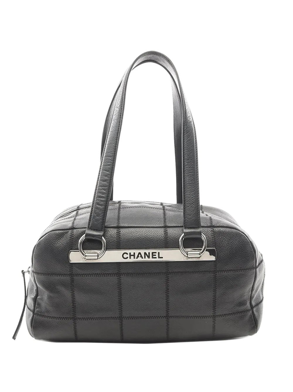 CHANEL Pre-Owned 2004-2005 Choco Bar Caviar shoulder bag - Nero