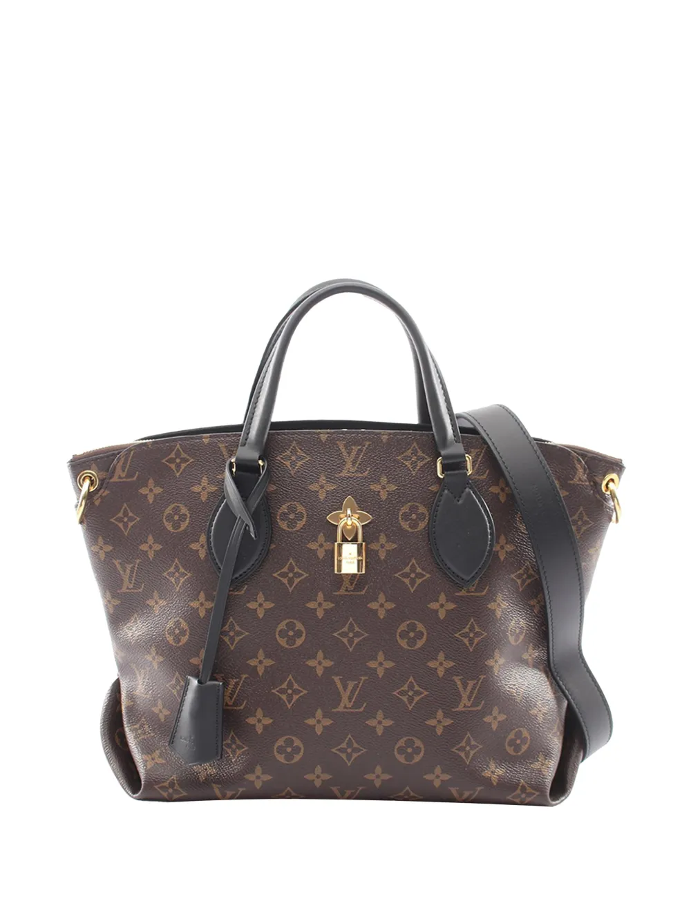 Louis Vuitton Pre-Owned 2019 Monogram Flower Zipped Tote MM satchel - Braun