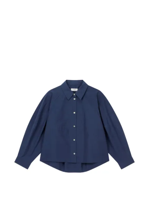 TOMBOY raglan-sleeve button-down cotton shirt