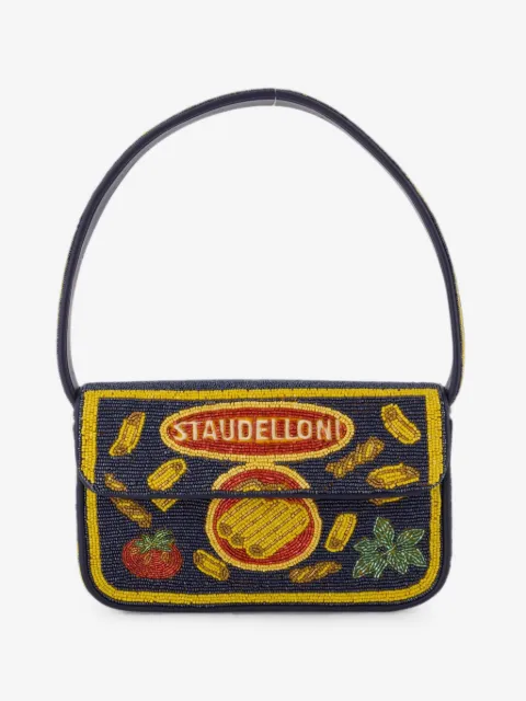 STAUD Tommy beaded shoulder bag