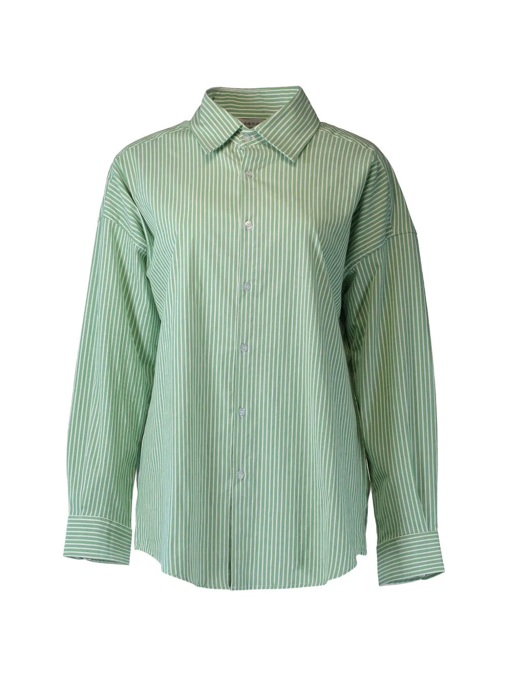 The Lady And The Sailor stripe-pattern shirt - Verde