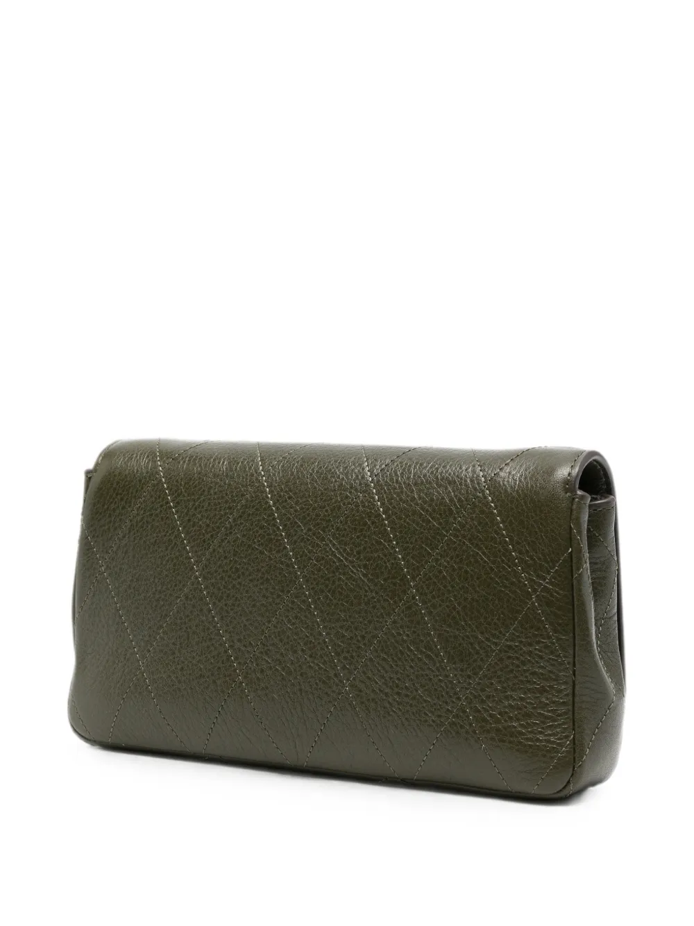 Tory Burch Charlie gewatteerde crossbodytas met ketting Groen