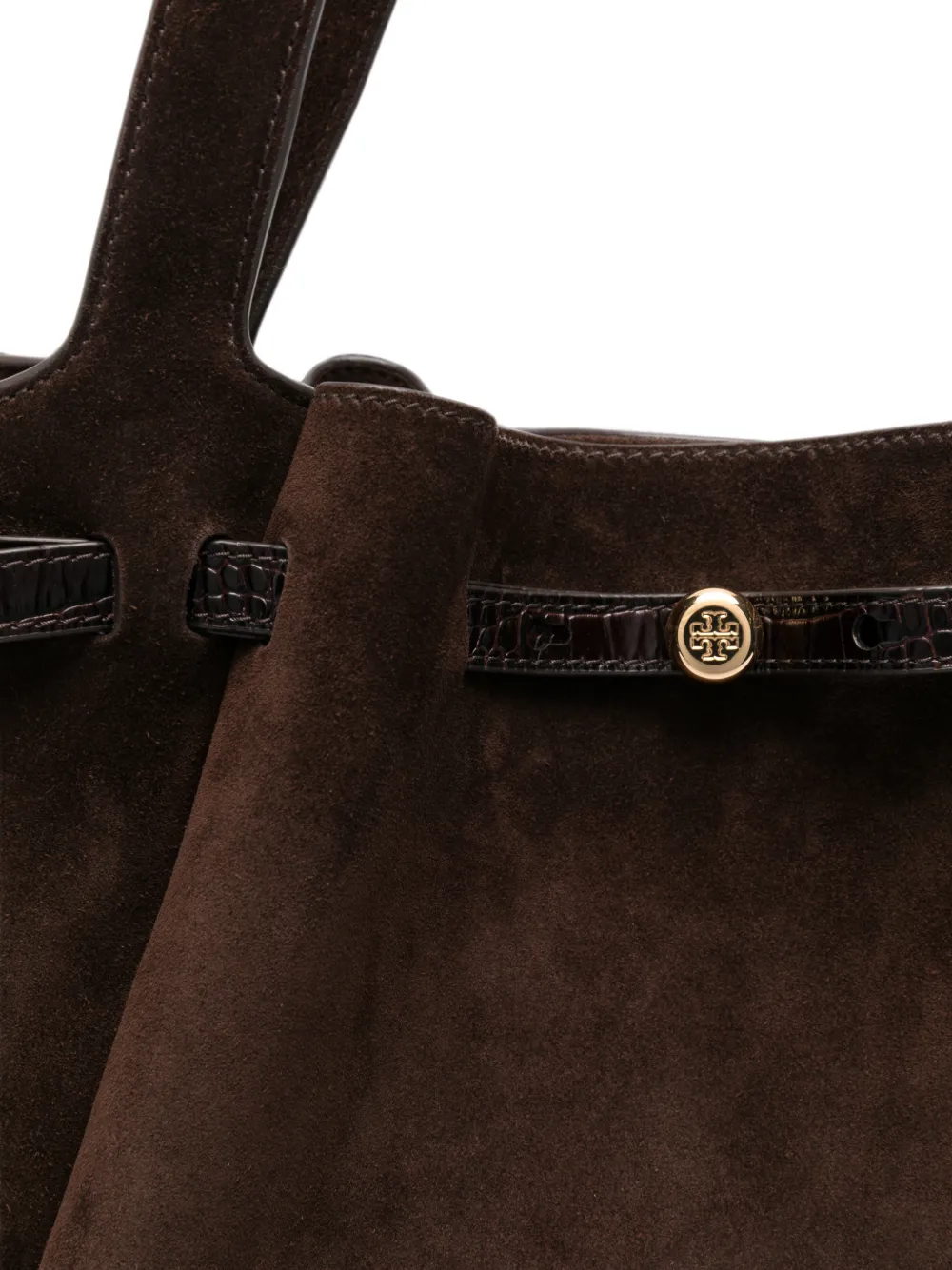 Tory Burch Romy suède shopper Bruin